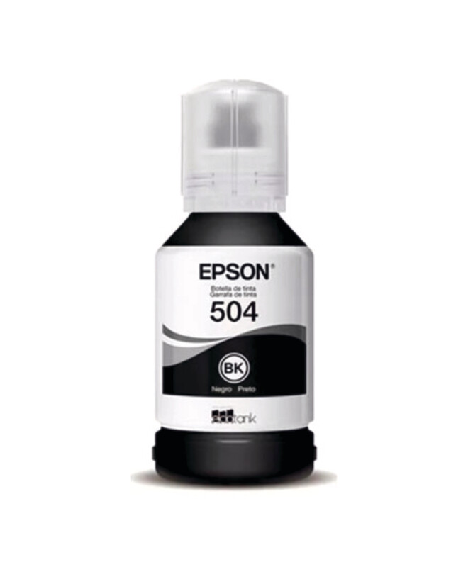 Epson 504 Black Genuine Ink Bottle (2pk)