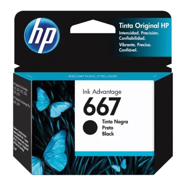 HP 667 Original Black Original Ink Cartridge