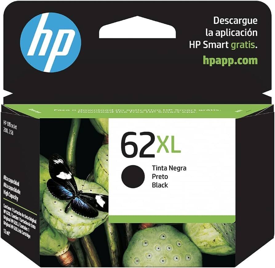 HP 62XL High Yield Black Original Ink Cartridge