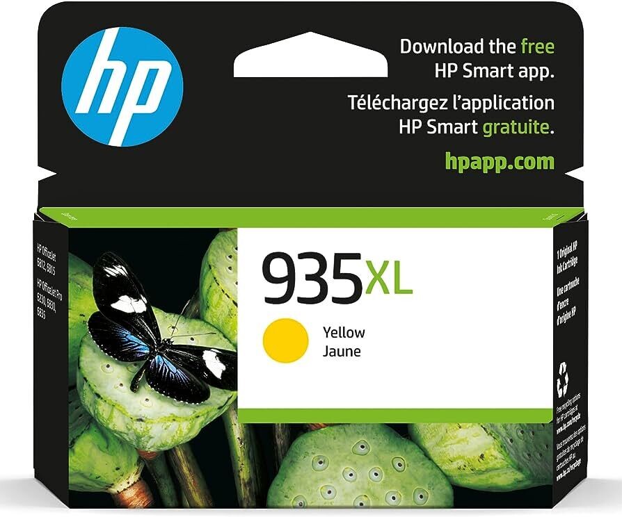 HP 935XL Yellow High Yield Ink Cartridge