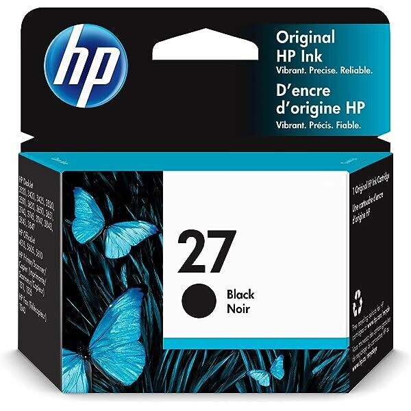 HP 27 Black Original Ink Cartridge