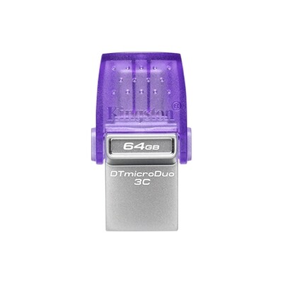 Kingston DataTraveler  Micro Duo 3C 64GB USB 3.2 Flash Drive