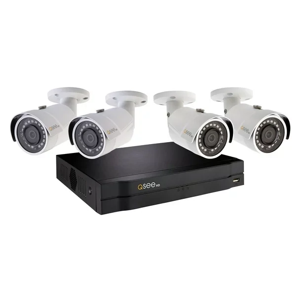 Q-See 4Ch 1080P NVR System with 4 1080P HD IP Bullet Cameras and 1TB HDD