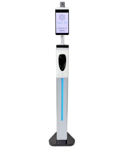 Advanced Infrared Temperature Measurement &amp; Hand Sanitization Station