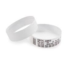 Zebra 1&quot; x 11&quot; Z-Band Direct Wristband