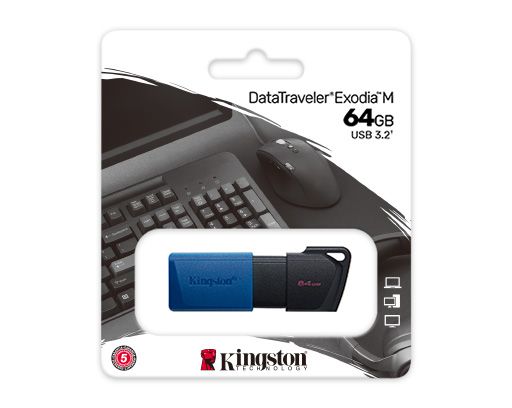 Kingston DataTraveler Exodia M 64GB USB 3.2 Flash Drive