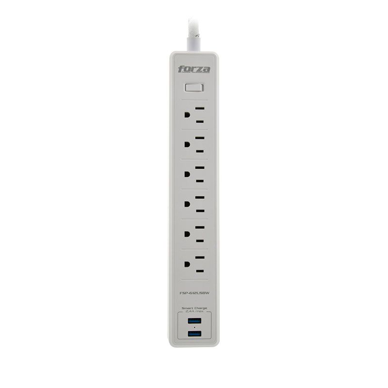 Forza FSP-612 Surge Protector (1200J/1680W) 6 Outlet