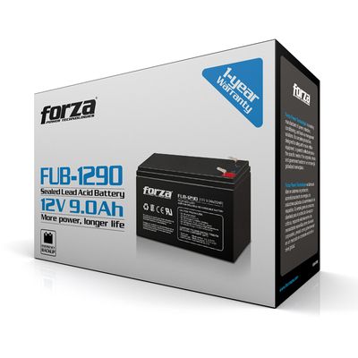 Forza FUB-1290 12V 9Ah F1 Replacement Battery