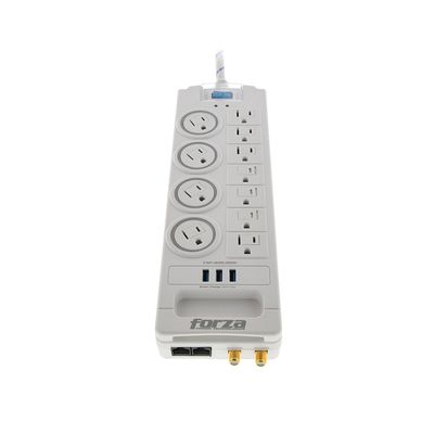 Forza FSP-1011USBW Surge Protector (1800J/ 1750W) 11 Outlet