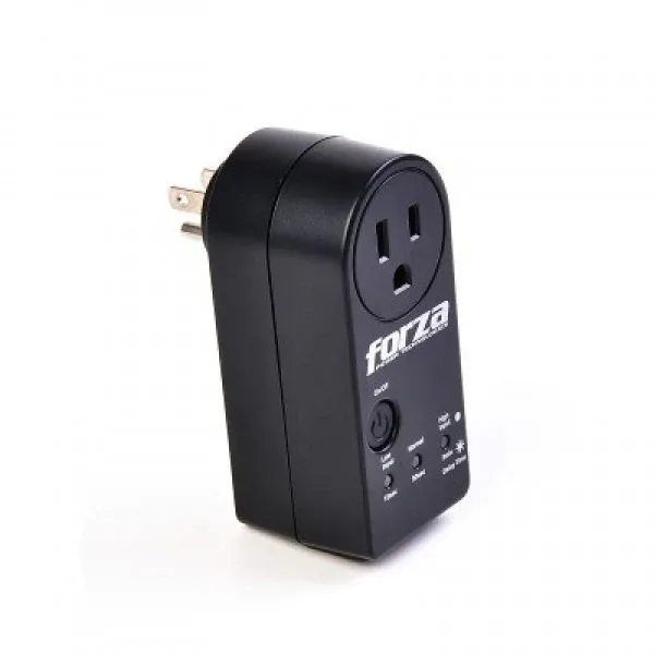 Forza FVP-1201N Black Voltage Protector (900J/1800W) 1 Outlet Surge