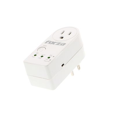 Forza FVP-1201B White Voltage Protector (900J/1800W) 1 Outlet Surge