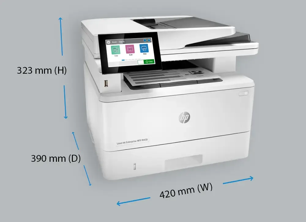 HP Monochrome LaserJet Enterprise MFP M430F Printer (Print/Copy/Scan/Fax)