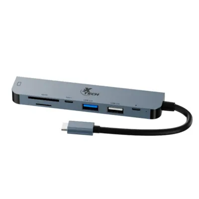 Xtech XTC-571 USB C 7-in-1 Multiport Adapter