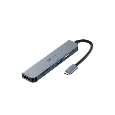 Xtech XTC-571 USB C 7-in-1 Multiport Adapter