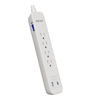 Forza FSP-451USBCW Surge Protector (500J/1625W) 4 Outlet