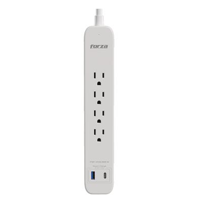 Forza FSP-451USBCW Surge Protector (500J/1625W) 4 Outlet