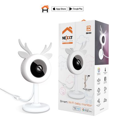 Nexxt NHC-B100 Smart Wi-Fi Baby Monitor Camera