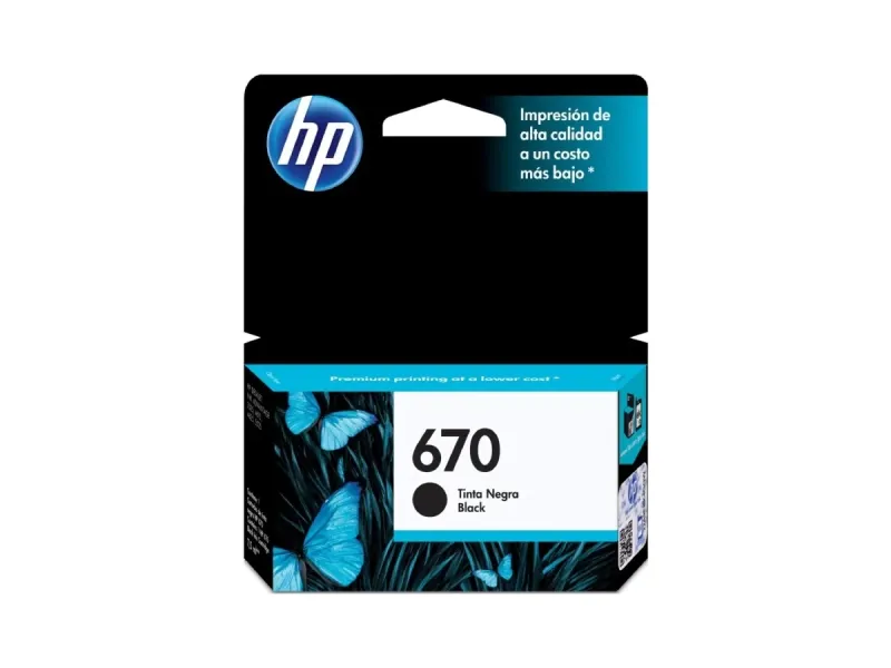 HP 670 Black Original Ink Cartridge