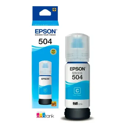 Epson 504 Cyan Genuine Ink Bottle