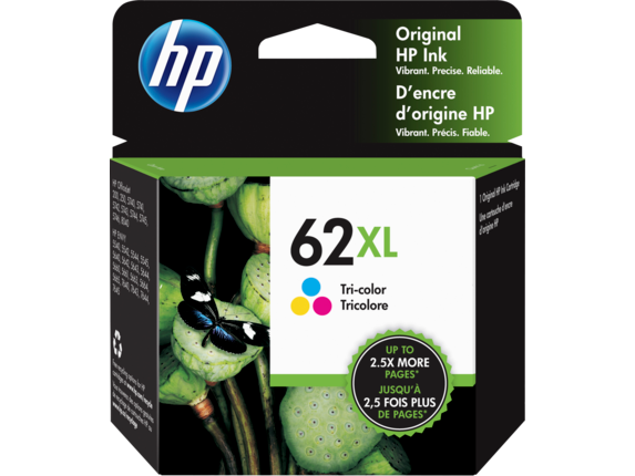 HP 62XL High Yield Tri-color Original Ink Cartridge