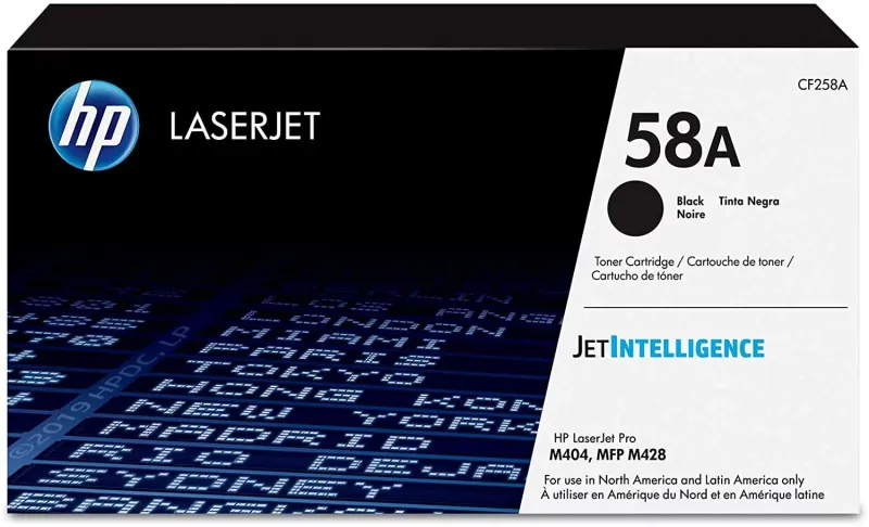 HP CF258A (58A) Black Genuine Ink Toner