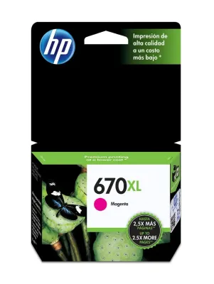 HP 670 XL Magenta Original Ink Cartridge
