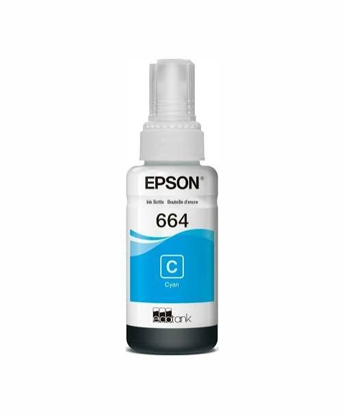 Epson 664 Cyan Genuine Ink Bottle