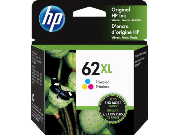 HP 62XL High Yield Tri-color Original Ink Cartridge