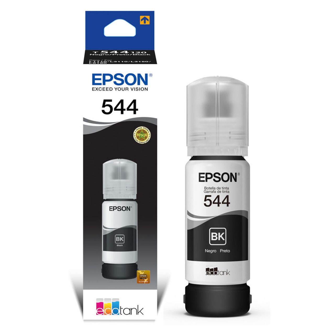 Epson 544 Black Genuine Ink Bottles