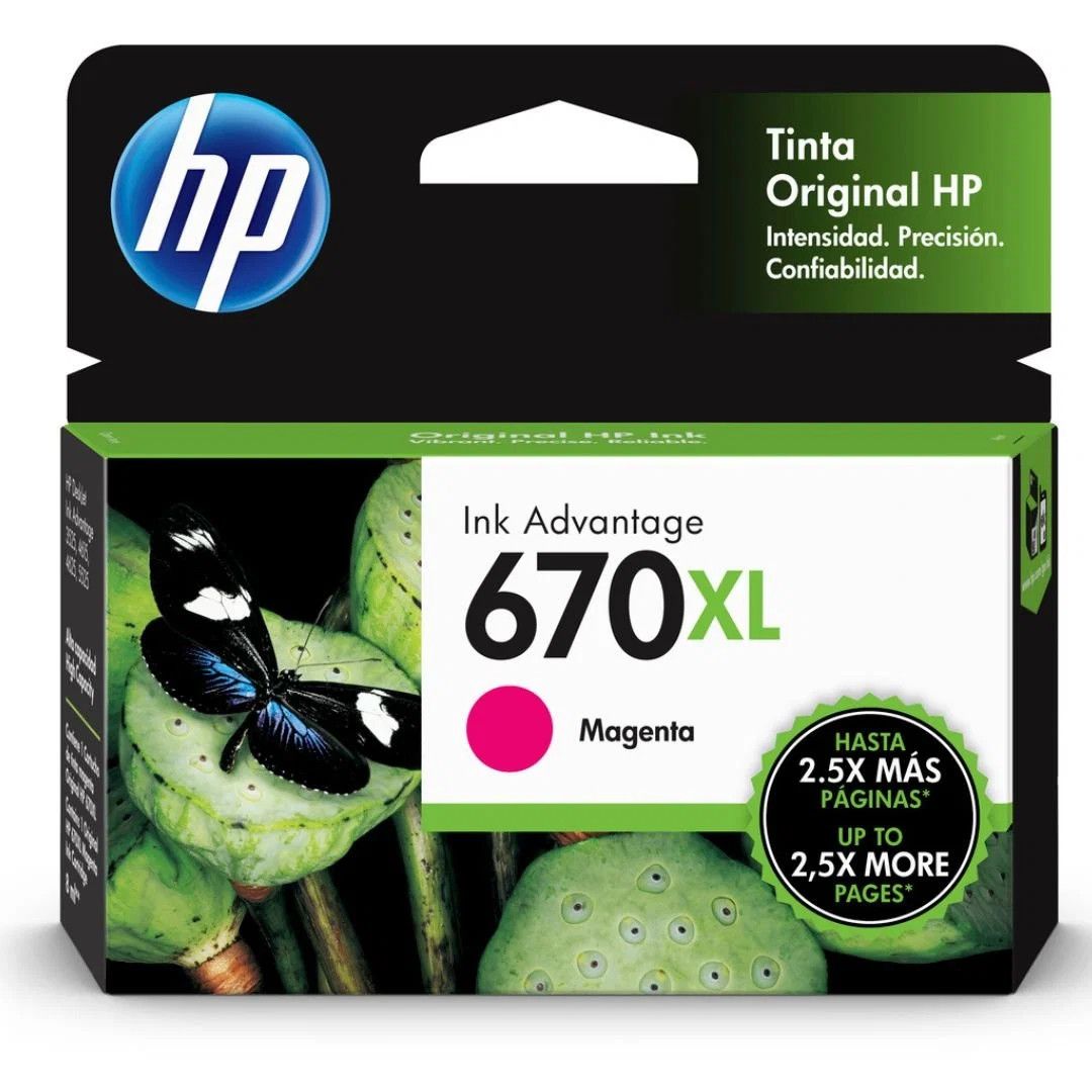 HP 670 XL Magenta Original Ink Cartridge