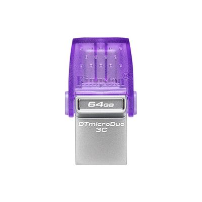 Kingston DataTraveler Micro Duo 3C 128GB USB 3.2 Flash Drive