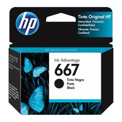 HP 667 Black Original Ink Cartridge