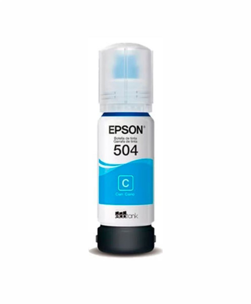 Epson 504 Cyan Genuine Ink Bottle