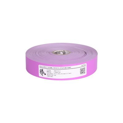 Zebra Z-Band Wristband Cartridge PK, 1"x10" (Box of 6 Cartridge) 350 Wristbands per Cartridge
