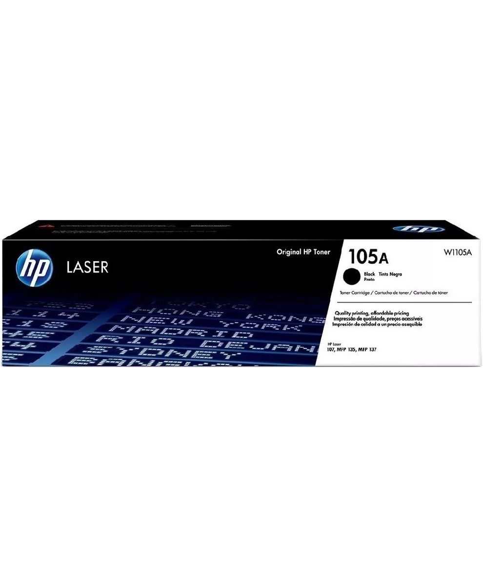 HP W1105A (105A) Black Genuine Ink Toner