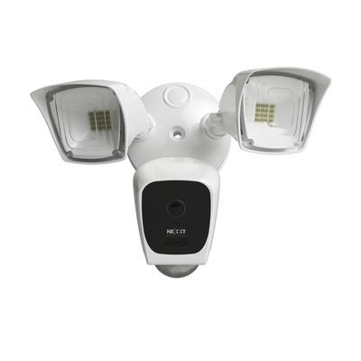Nexxt NHC-F610 Smart Home Wi-Fi Floodlight Camera W/Motion Detection