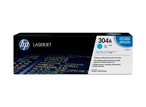 HP CC531A (304A) Cyan Genuine Ink Toner