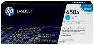 HP CE271A (650A) Cyan Genuine Ink Toner