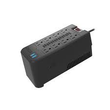 Forza FVR-1221USB (1200VA/600W) Automatic Voltage Regulator 8 Outlet/2 USB