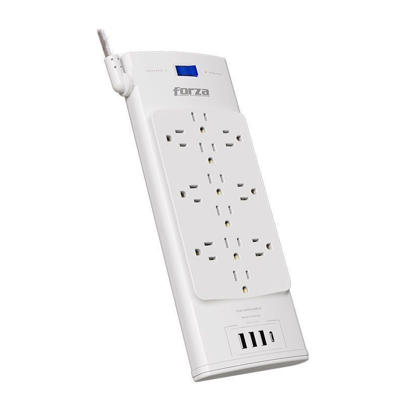 Forza FSP-1221USBCW Surge Protector (2700J/1625W) 12 Outlet