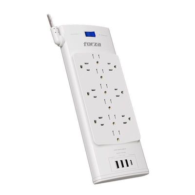 Forza FSP-1221USBCW Surge Protector (2700J/1625W) 12 Outlet