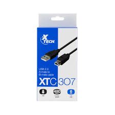 Xtech XTC-307 2.0 6ft USB Printer Cable
