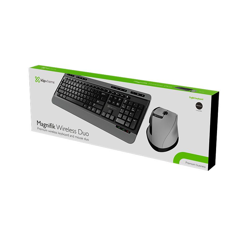 Klip Xtreme KBK-520E Magnifik Wireless Duo Keyboard &amp; Mouse Combo