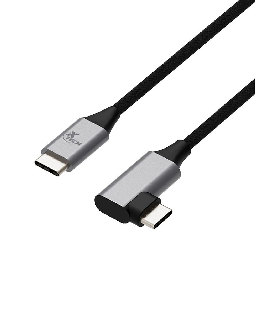 Xtech XTC-531 USB-C 2.0 male to male w/ right-angle connector