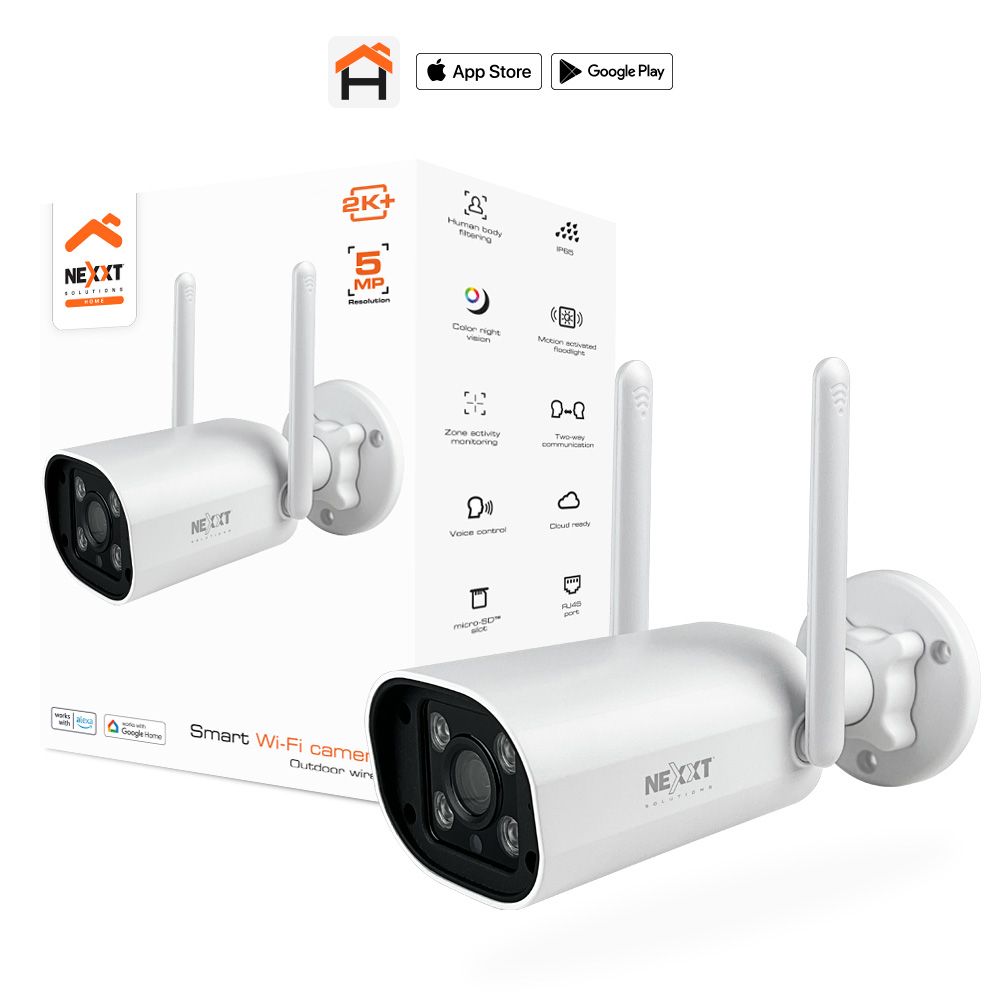 Nexxt NHC-OF10 Smart Home Wi-Fi Outdoor Wired Camera