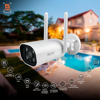 Nexxt NHC-OF10 Smart Home Wi-Fi Outdoor Wired Camera