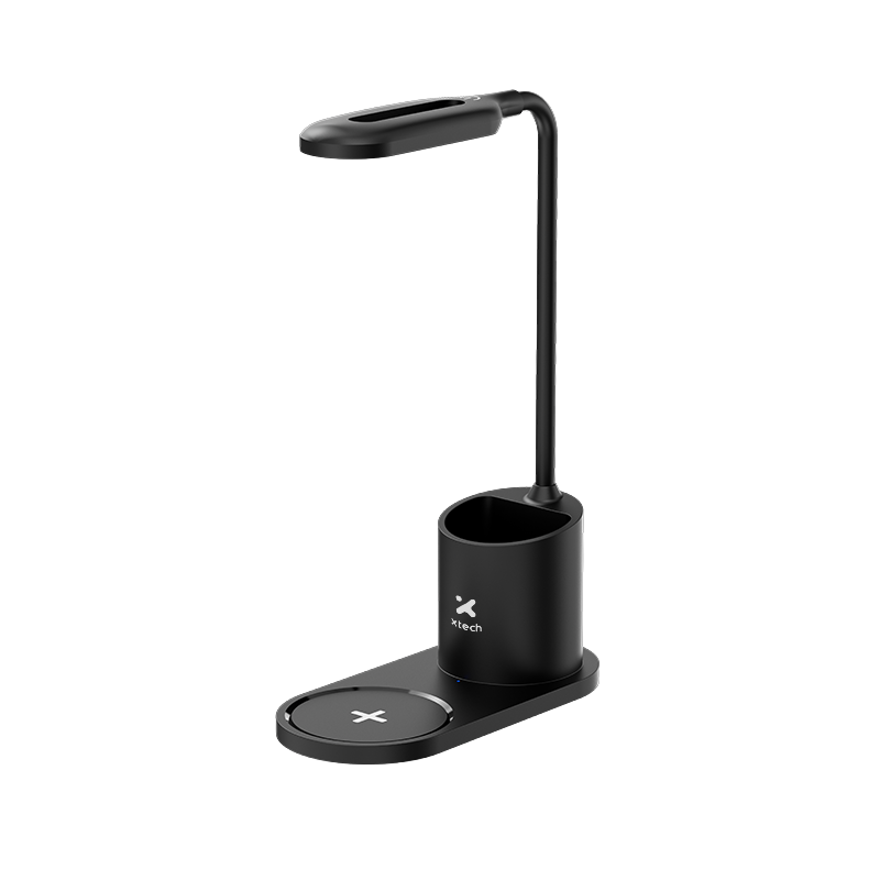 Xtech XTA-701 LED Desk Lamp w/ Pen holder &amp; Wls charging pad 15w