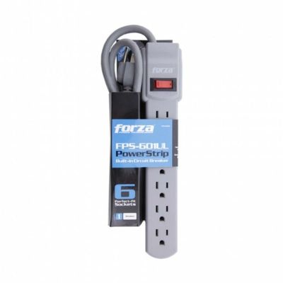 Forza FSP-601UL Surge Protector (90J/1875W) 6 Outlet
