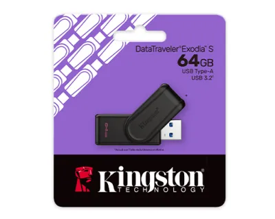 Kingston Data Traveler Exodia S 64GB 3.2 Flash Drive