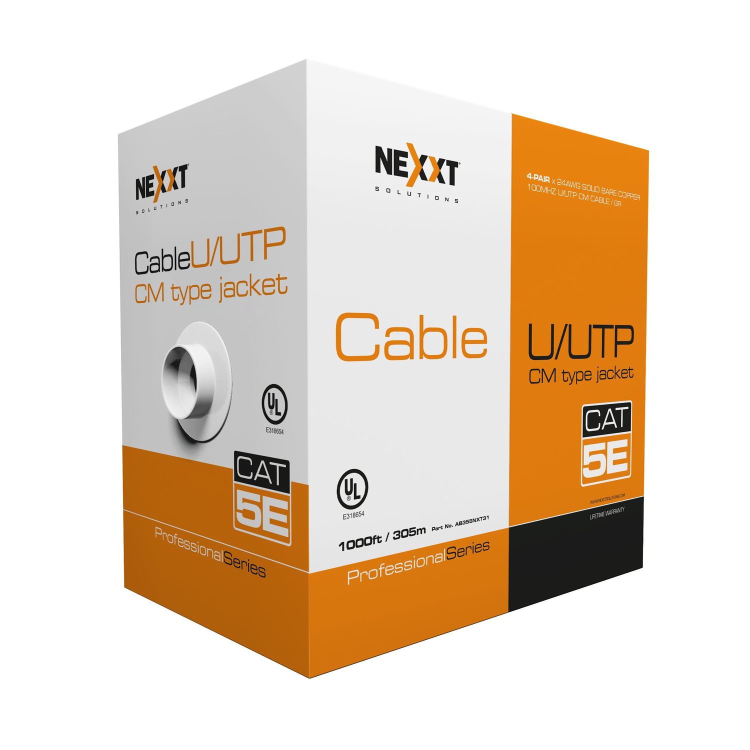Nexxt AB355NXZXT31 UTP Cable 1000FT Cat5e